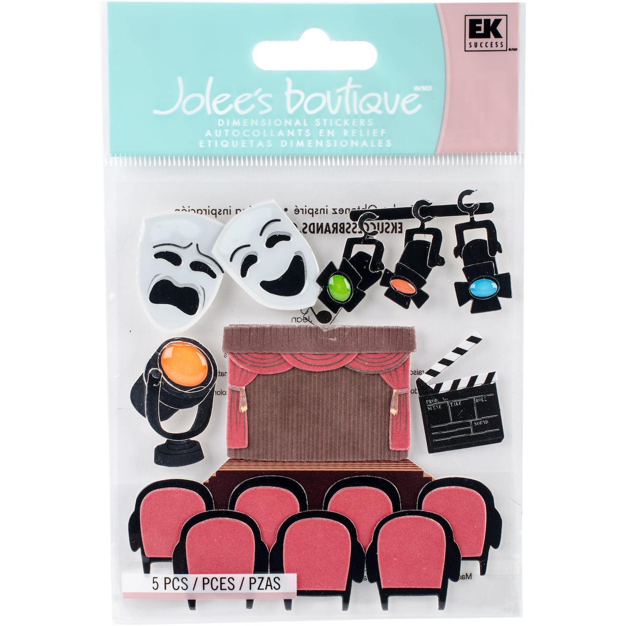 Jolee's Boutique Dimensional Stickers-Drama